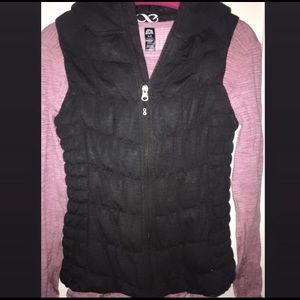 Light vest size small - dark charcoal gray